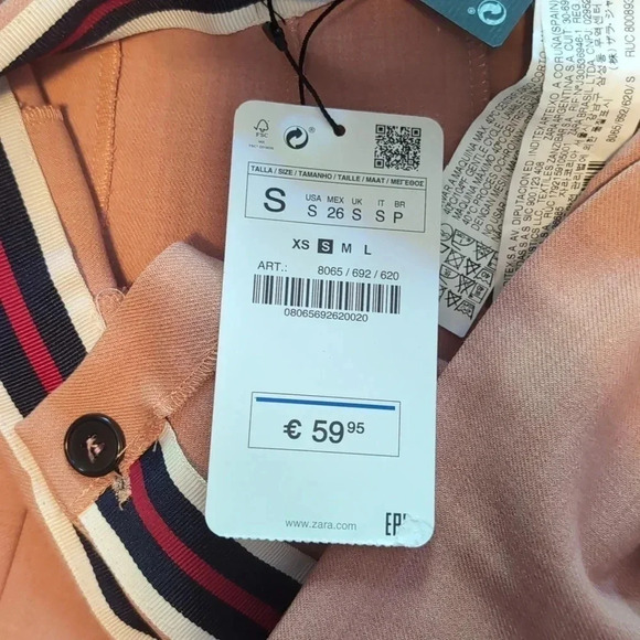 Zara midi box pleat skirt-ref Womens - Picture 4 of 9